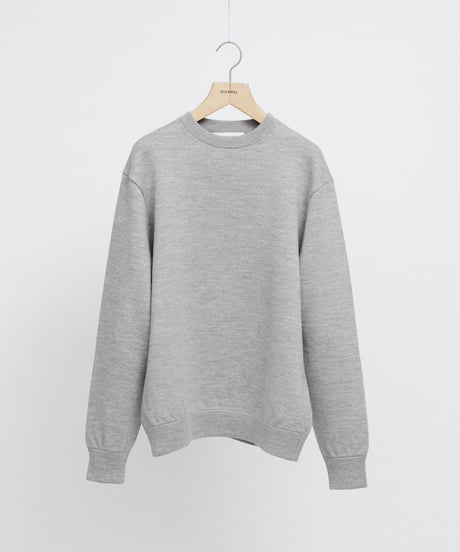 DIGAWEL Extrafine Merino Wool Sweater【Feather gray】