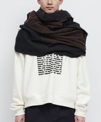 DIGAWEL Stole (fulling/milling)【C.GRAY/BROWN】