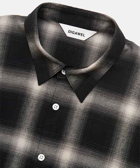 DIGAWEL  Shirt(generic)① Check【BLACK】
