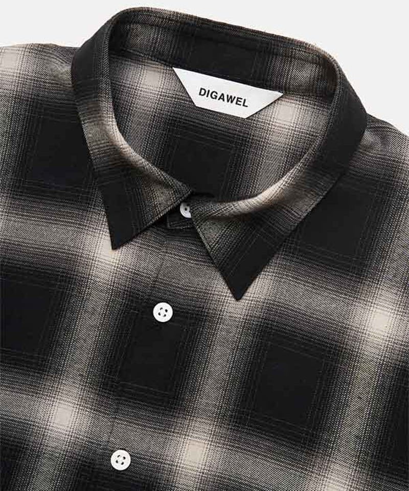 DIGAWEL Shirt(generic)① Check【BLACK】 | welles