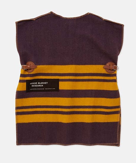 DIGAWEL  Horse Blanket Vest【MUSTARD/PURPLE】