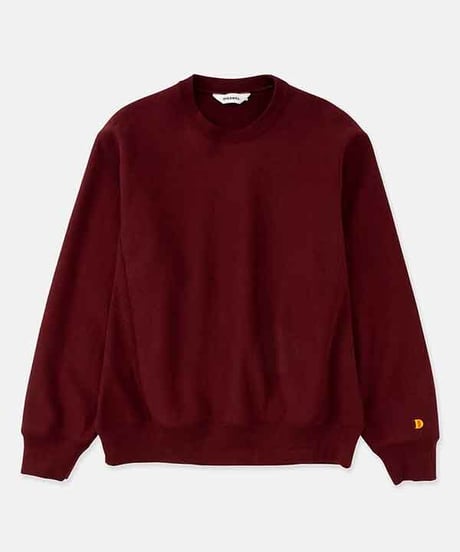 DIGAWEL  Reverse weave Sweatshirt【MAROON】
