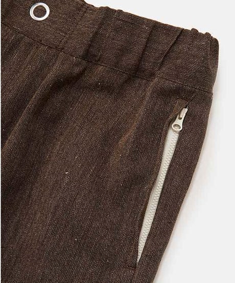 DIGAWEL  Ring dot button Pants【BROWN】
