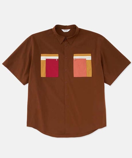 DIGAWEL  Oversized S/S Shirt【BROWN】