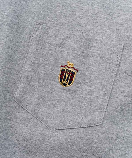 DIGAWEL × J.PRESS「CRST」CRST Pocket Long Sleeve Tshirts【GRAY】