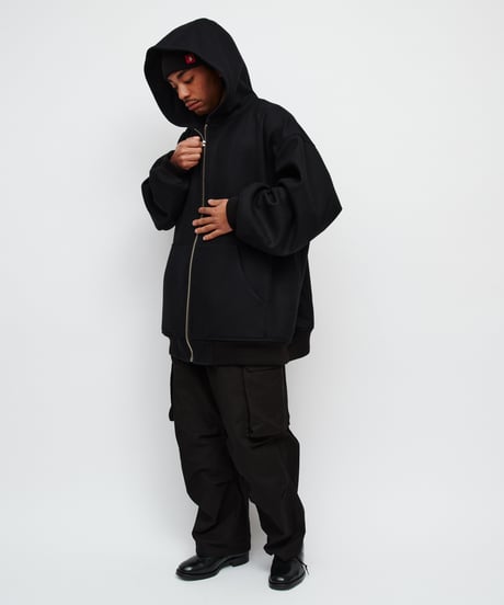DIGAWEL Active hoodie jacket【BLACK】