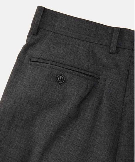 DIGAWEL 2Tuck tapered hem rib pants【C.GRAY】