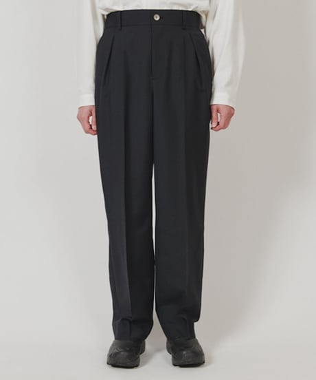 DIGAWEL  In tuck Pants ② T/W【BLACK】
