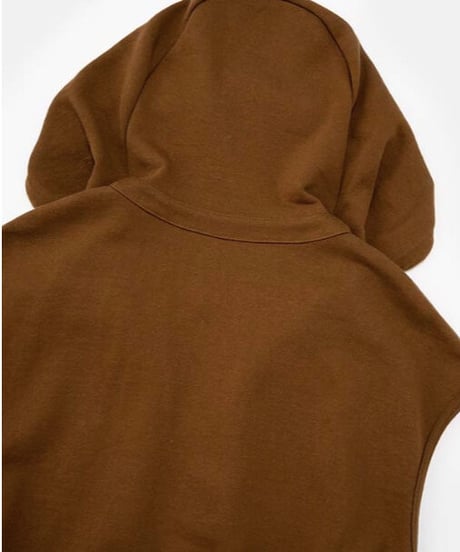 DIGAWEL  Hoodie vest ( URU TOKYO×DIGAWEL )【BROWN】
