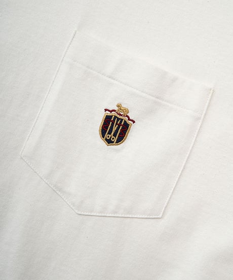 DIGAWEL × J.PRESS「CRST」 Pocket T-shirts【WHITE】