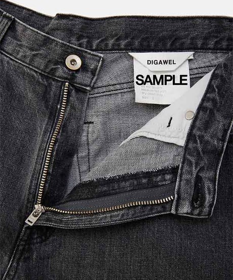 DIGAWEL Wide straight jeans【FADE BLACK】