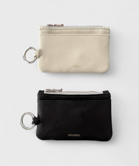 DIGAWEL  Ring Card Case【WHITE】