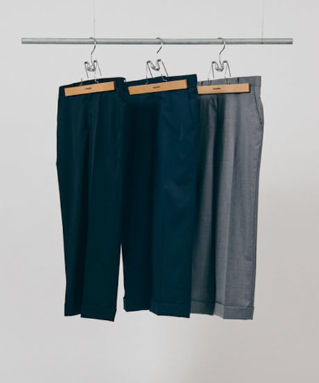 DIGAWEL  Plain front Pants【GRAY】