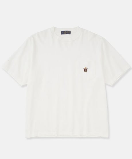 DIGAWEL × J.PRESS「CRST」 Pocket T-shirts【WHITE】