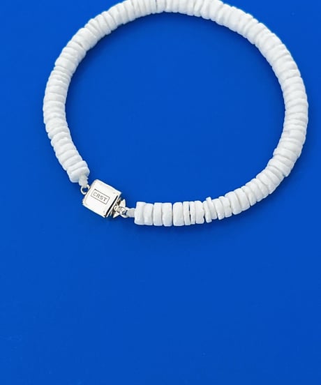 DIGAWEL × J.PRESS「CRST」 White Shell Bracelet