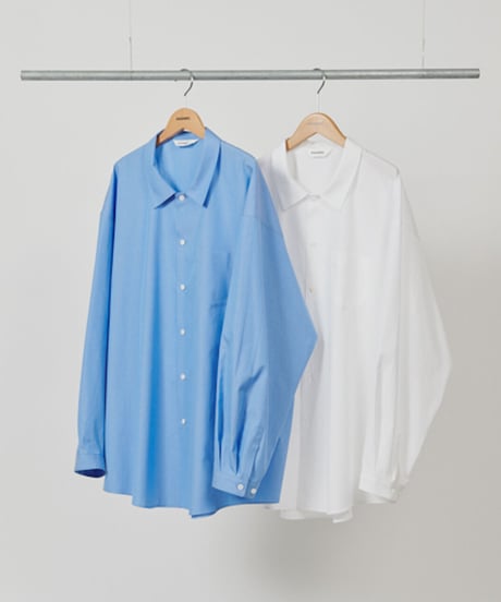 DIGAWEL  Loose Neck Oversized Shirt【DARK SAX】