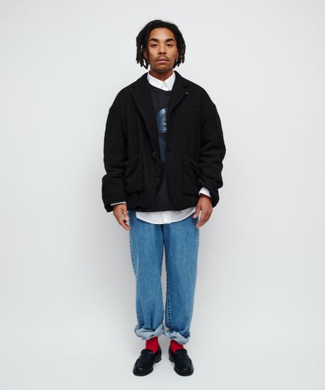 DIGAWEL Jacket (garment wash)【BLACK】