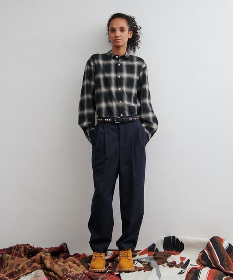 DIGAWEL  Shirt(generic)① Check【BLACK】