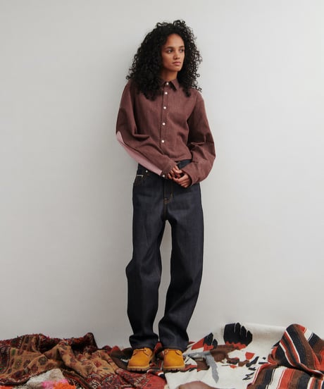 DIGAWEL  STRAIGHT DENIM PANTS