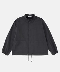 DIGAWEL  Coach L/S Shirt jacket【BLACK】