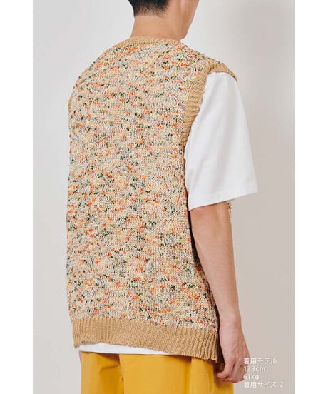 DIGAWEL  Knit Vest【BEIGE】
