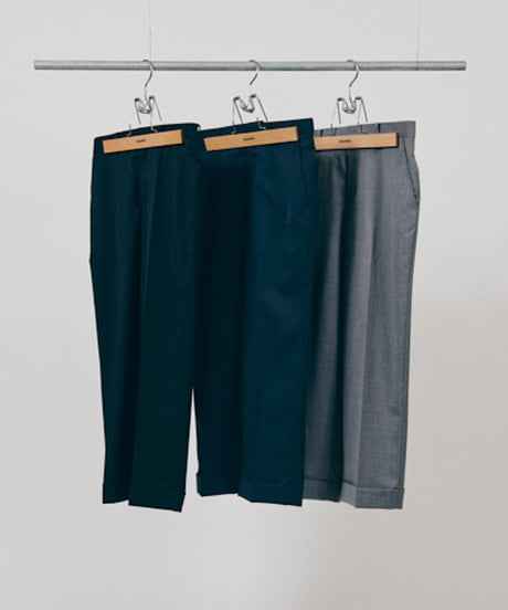 DIGAWEL  Plain front Pants【NAVY】