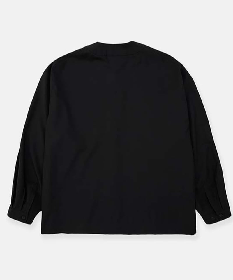 DIGAWEL ウールポリエステル Baseball shirt Black DIGAWEL ウールポリエステル Baseball shirt Black