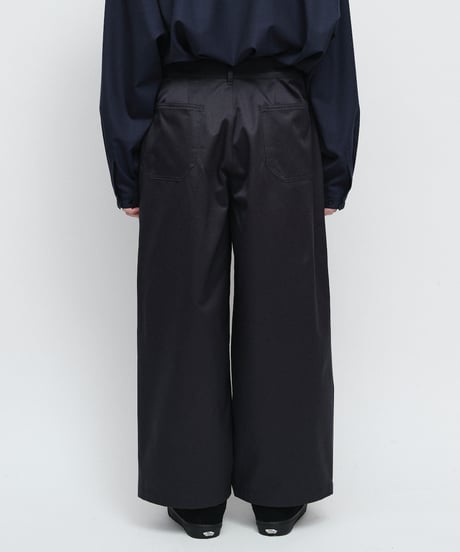DIGAWEL Wide high water pants【NAVY】