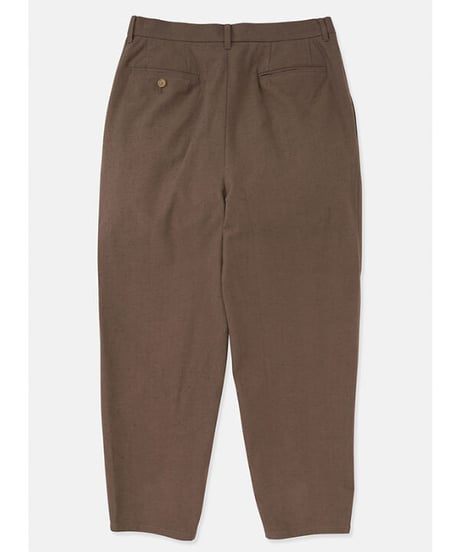 DIGAWEL  2 Tuck Tapered Pants【BROWN】
