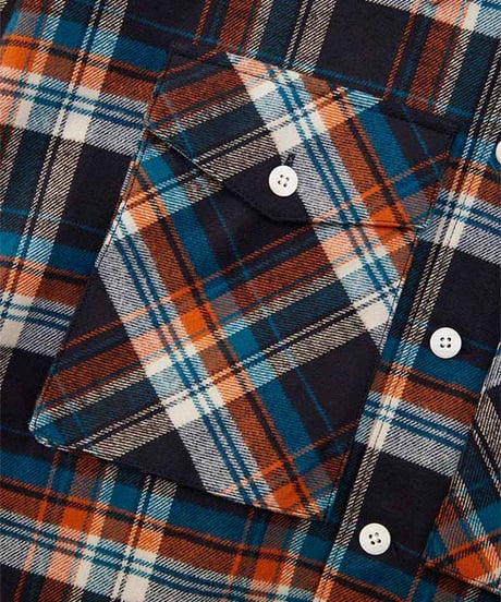 DIGAWEL Check shirt blouson【OG/GREEN】