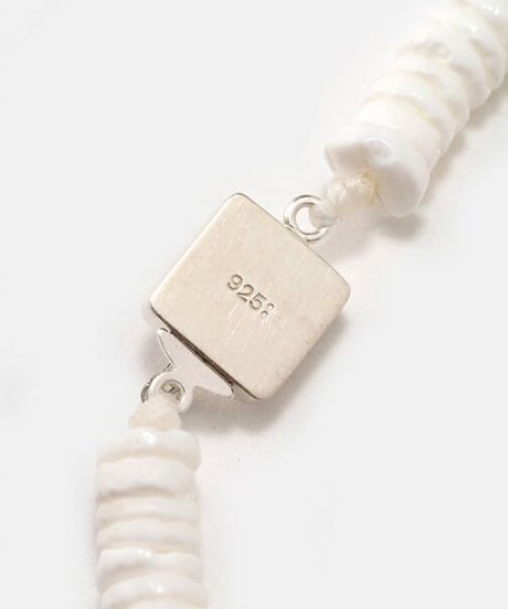 DIGAWEL × J.PRESS「CRST」 White Shell Bracelet