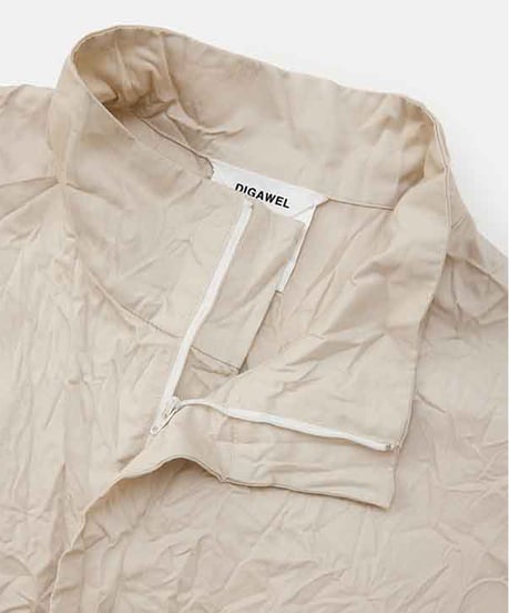 DIGAWEL  Loose coat (crease finish)【SAND BEIGE】