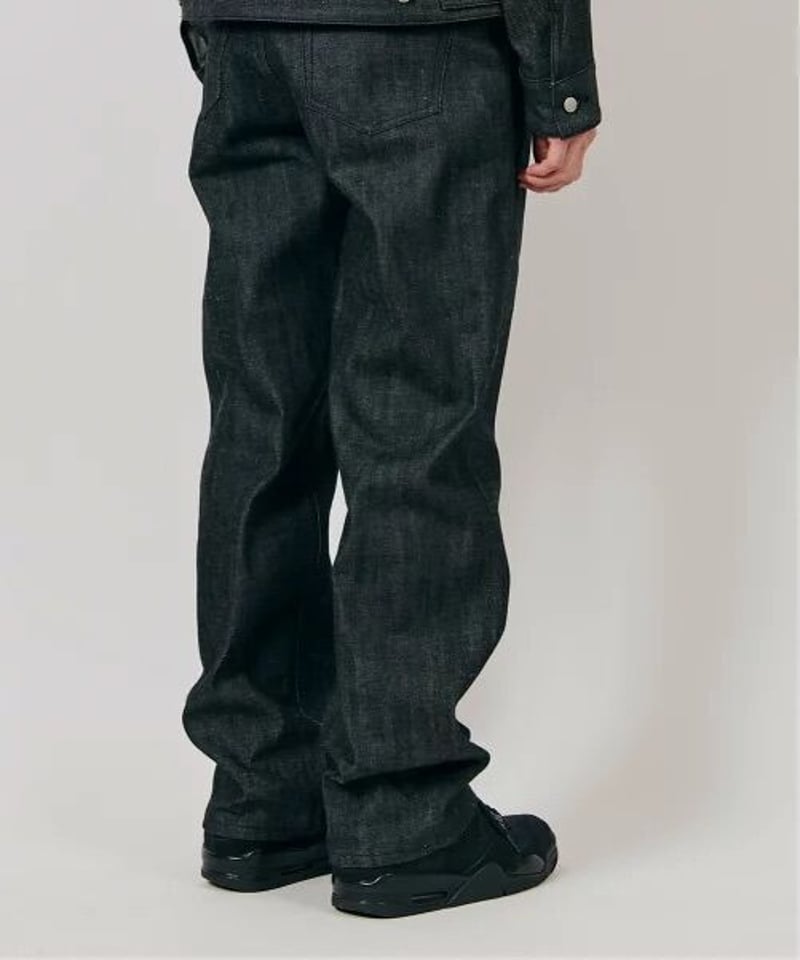 DIGAWEL STRAIGHT DENIM PANTS【BLACK】 | welles DIGAWEL STRAIGHT DENIM PANTS【BLACK】 | welles
