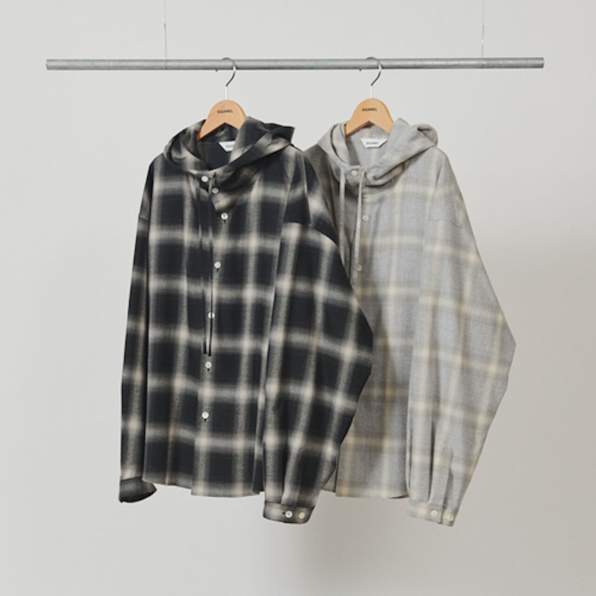 DIGAWEL Hoodie Shirt【GRAY】 | welles