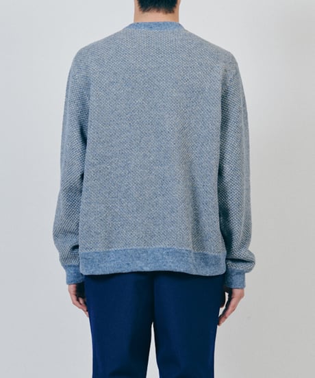 DIGAWEL  Hexagonal Patterns Sweatshirt【SAX】