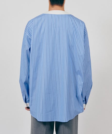DIGAWEL  Baseball shirt (Stripe)【WIDE STRIPE】