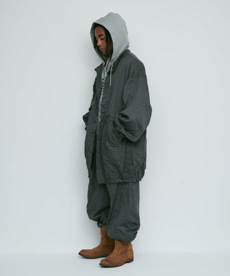 DIGAWEL  Wide lounge pants (crease finish)【GRAY】