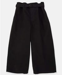 DIGAWEL Belt pants ① moleskin【BLACK】