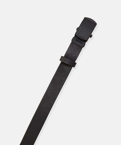 DIGAWEL Leather Slide Belt【BLACK】