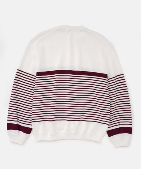 DIGAWEL  Border Sweater【BURGUNDY】