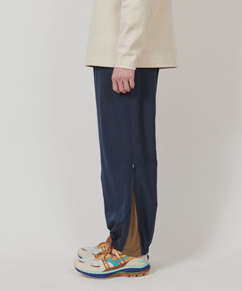 DIGAWEL Side zip Nylon Pants【NAVY】 | welles