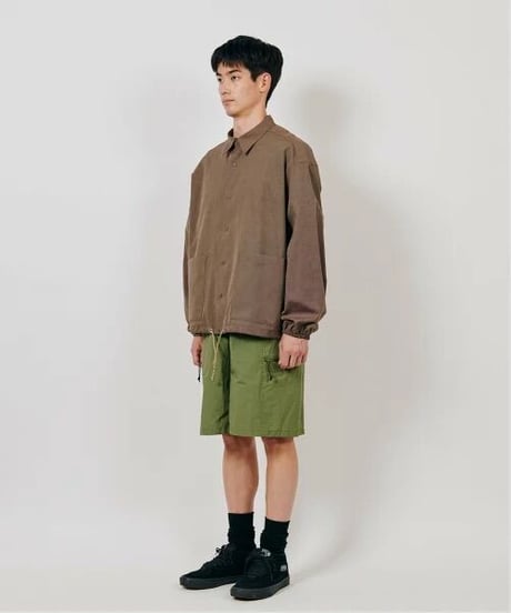 DIGAWEL  Coach L/S Shirt jacket【BROWN】