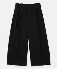 DIGAWEL Belt pants ② twill【BLACK】