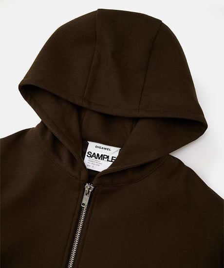 DIGAWEL Active hoodie jacket【BROWN】