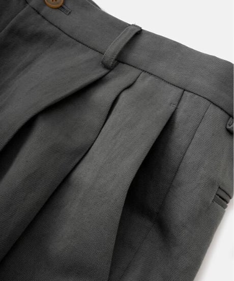 DIGAWEL  2Tuck Tapered Pants【GRAY】