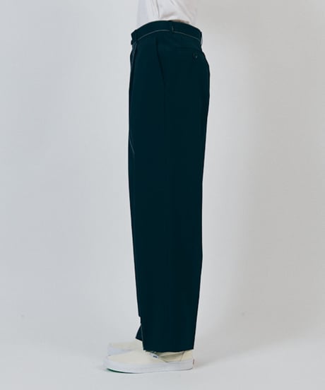 DIGAWEL  Stitch 1Tuck Pants【BLACK】