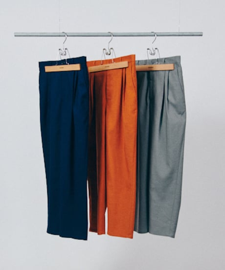 DIGAWEL  2 Tuck Tapered Pants【GRAY】