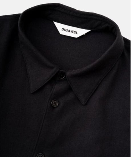 DIGAWEL  Side Pocket Oversized Shirt【BLACK】