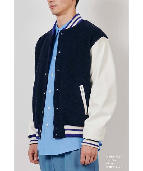 URU TOKYO×DIGAWEL  Varsity Jacket【NAVY】