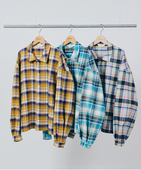 DIGAWEL  Oversized Crop top Shirt【TURQUOISE BLUE】